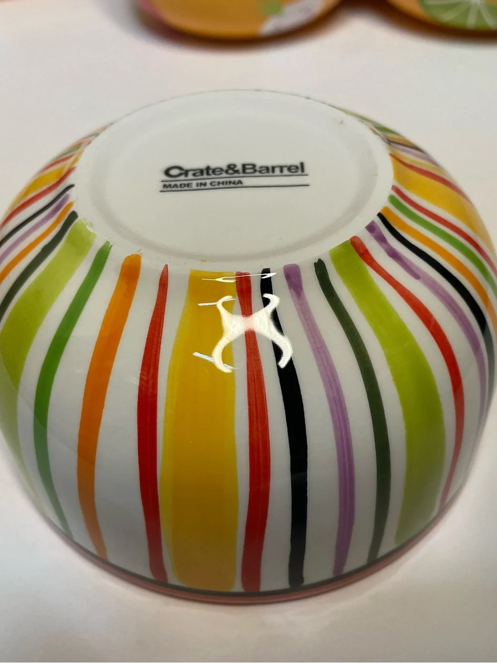 Crate & Barrel Mambo Margarita Chip & Dip Set Bowl Small Bowl Salter Serving